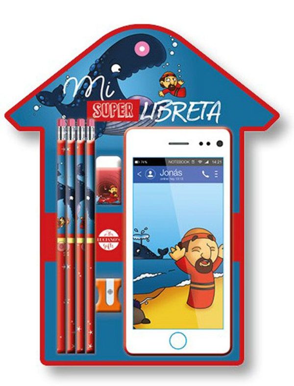 Mi super libreta  Jonás - para niños