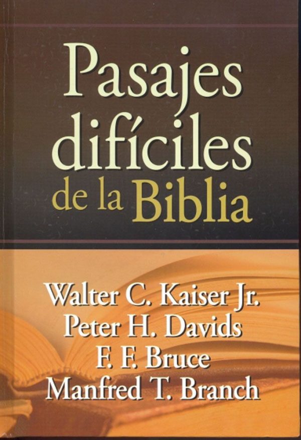 PASAJES DIFICILES DE LA BIBLIA KAISER WAL