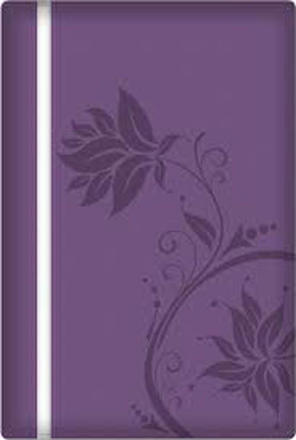 Biblia de la mujer conforme al corazón de Dios: Duotono morado