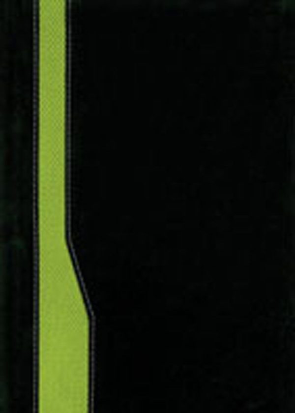 "Biblia G3 de crecimiento juvenil NVI" - Tapa piel negro verde
