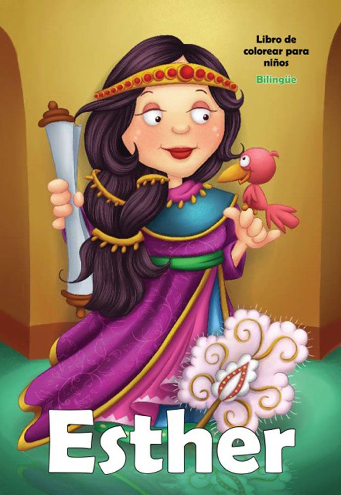 Ester: libro para colorear gigantepara niños