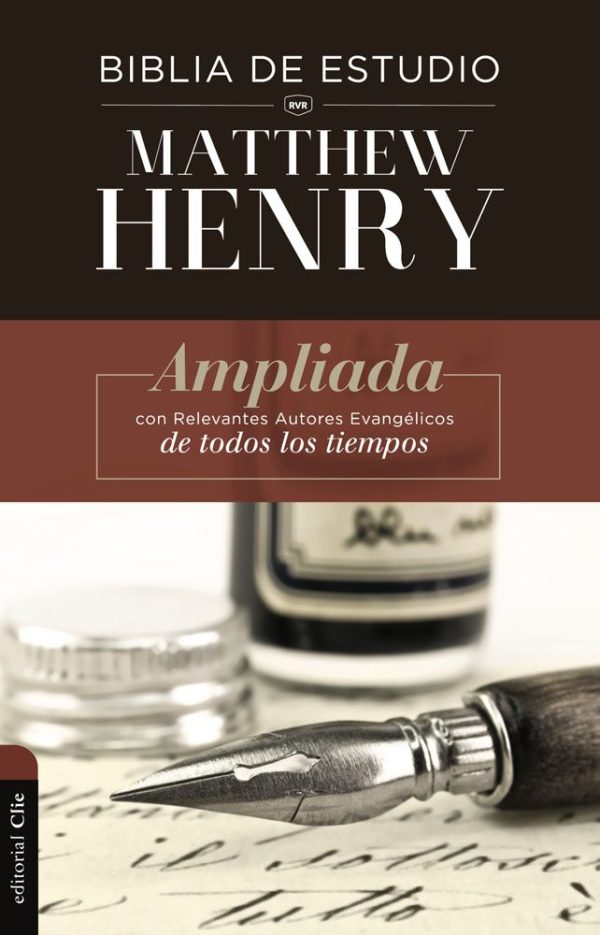 "Biblia de estudio Matthew Henrry" - Tapa dura (RVR60)