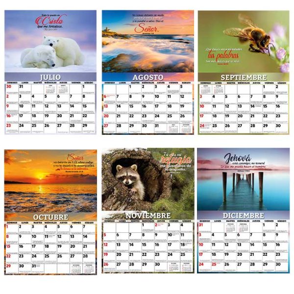 Calendario biblico 2023 - "Paisajes y animales" - Imagen 3