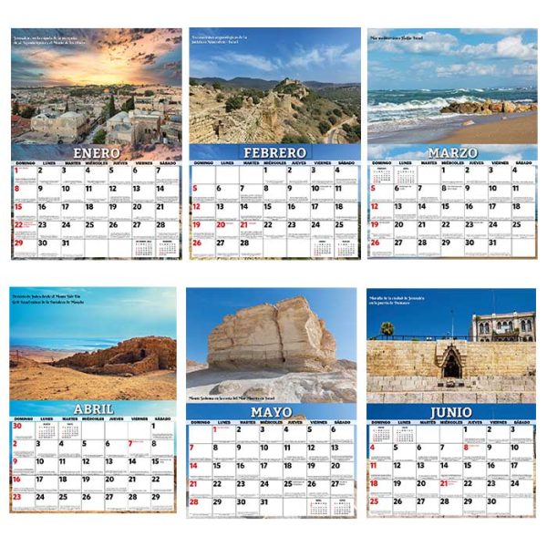 Calendario bíblico 2023 - "Israel" - Imagen 2