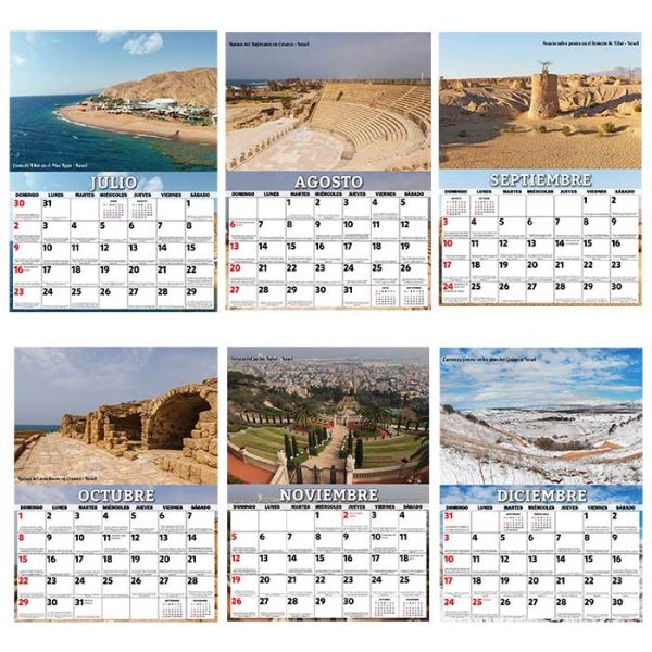 Calendario bíblico 2023 - "Israel" - Imagen 3