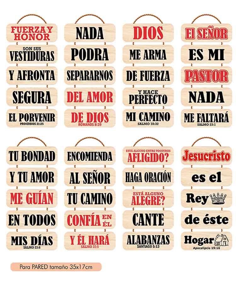 Maderitas Cuadros 5 en 1 para pared - Imagen 2