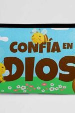 Estuchera cristiana "Confia en Dios" - para niños