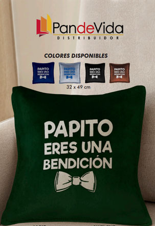 Almohada "Papito eres un bendición" - Para hombre